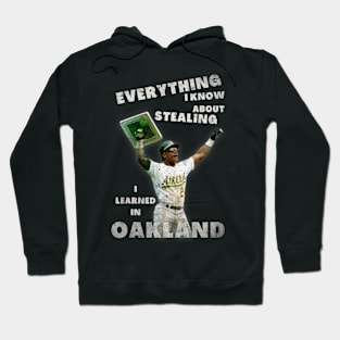 Oakland Man of Steal - Rickey Henderson Hoodie